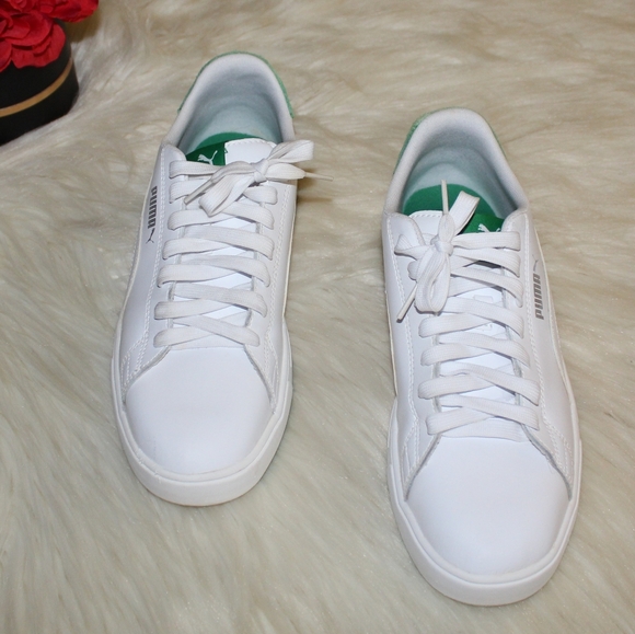 PUMA Women's 11 Serve Pro Lite SoftFoam+ White Green Tennis Shoes Sneakers - Picture 16 of 16